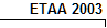  ETAA 2003 